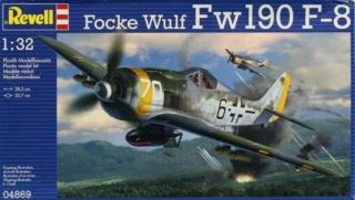 Revell 1:32 Focke Wulf Fw - 190 F - 8 Schlachter German Plastic Model Kit 04869u