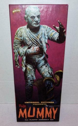 Monsters Aurora The Mummy Model Kit 427 - 98 Universal Pictures - Open Box