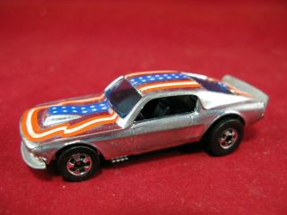 Hot Wheels 1974 Chromes Mustang Stocker Stars & Stripes Shape Hk Bw