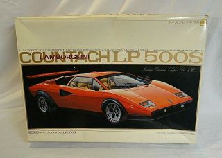 Look 1980`s Otaki Giant 1/12 Lamborghini Countach Lp 500s Car Model Kit