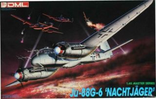 Dml Dragon 1:48 Master Series Ju - 88 G - 6 Nachtjager Plastic Model Kit 5509u1