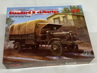 Icm 1/35 Standard B " Liberty " Ww1 Us Army Truck,  Contents.