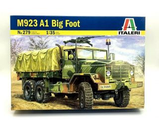 Italeri 1:35 M - 923 A1 Big Foot Us Army 5t Truck Kit 279 Open Box Model