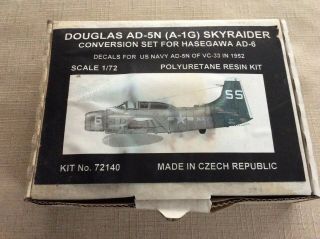 Rvhp 72140 Douglas Ad - 5n (a - G) Conversion For Hasegawa 1/72 Scale Kits