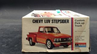 Monogram 2217 1977 Chevy Luv Stepside Pickup truck Model Car Mountain 1/24 NIB 3