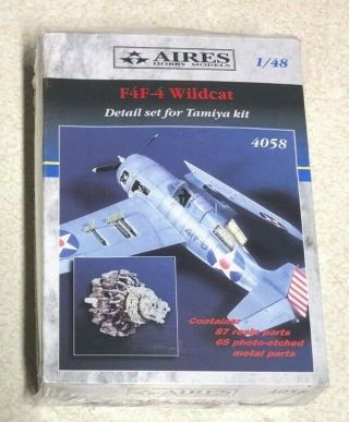 Aires 1/48 F4f - 4 Wildcat Detail Set For Tamiya