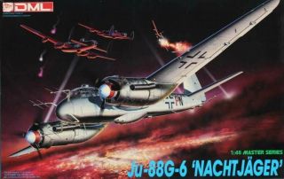 Dml Dragon 1:48 Master Series Ju - 88 G - 6 Nachtjager Plastic Model Kit 5509u