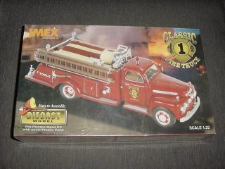 Imex 1952 Ford Fire Truck Diecast Model Kit 1/25 Scale