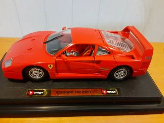 1/24 Bburago - 1987 Ferrari F40 Die Cast Model