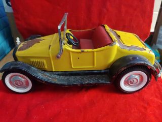 Vintage Nylint Model T Roadster Diecast Automobile Toy Car Pressed Steel Ford