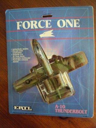 Ertl Force One Usaf A - 10 Thunderbolt,  In Package 1986