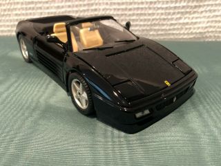 Ferrari 348,  1:18 Scale Diecast By Mira,  Color: Black