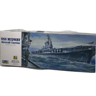 Uss Midway 1:547 Revell Model Us Navy Air Craft Carrier