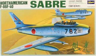 Hasegawa 1:32 North American F - 86 F - 40 Sabre Plastic Model Kit S3u