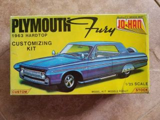 Jo - Han 1963 Plymouth Fury Hardtop 1:25 Customizing Kit