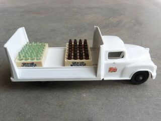 1950s Marx Pepsi Cola Truck W 2 Bottle Cases Plastic W Wood Wheels 7 " Version @@