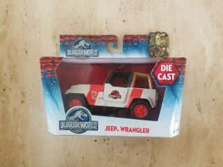 Jurassic World Jeep Wrangler Diecast Vehicle 1:43 Scale Jp Jada Toys