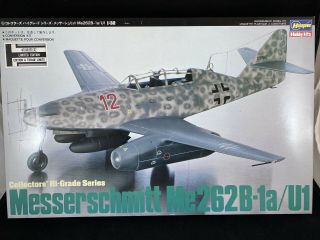 Hasegawa 1:32 Messerschmitt Me - 262 B - 1a/u1 Plastic Model Kit Ch005u P5