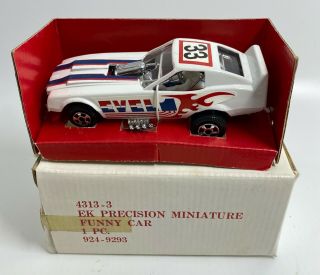 Evel Knievel Ek Precision Miniature Funny Car 4313 - 3 Mib