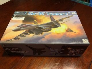 Kitty Hawk 1/48 Su - 35 " Flanker - E " Russian/chinese Jet Fighter Highly Detailed