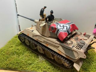 1/35 Scale Built German King Tiger Tank.