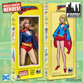 Official Dc Comics Supergirl 8 Inch Action Figure In Retro Box