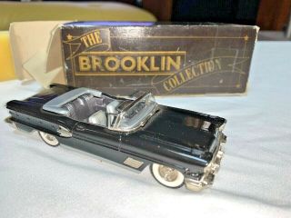 Brooklin Models Brk 25 1958 Pontiac Bonneville Convertible Black 1/43 Mib
