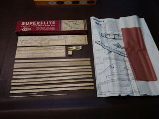 Vintage Balsa Model Airplane Kits,  Jetco Superflite Thermic C " 36 "