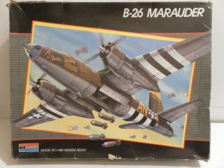 Monogram 1/48 Scale B - 26 Marauder Ww2 Bomber Plastic Model 5506 - Complete