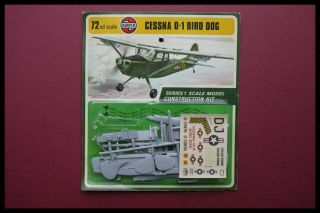 Vintage Airfix Cessna Bird Dog 1:72 Model Kit