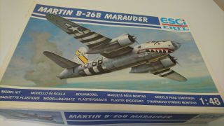 1/48 Esci/ertl Martin B - 26b Marauder Plastic Model Kit
