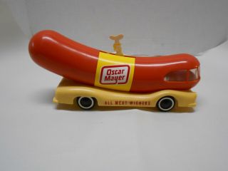 Vintage Hard Plastic Oscar Mayer All Meat Wieners Wienermobile Promo Car