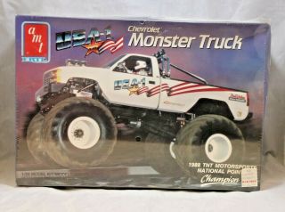 Vintage Amt/ertl Chevrolet Monster Truck Model Kit 6969 1/25