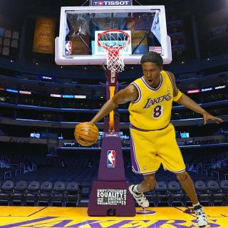 1/6 Basketball Backdrop 15 " X15 " - Ideal For 1/6 Kobe Bryant Lebron By Enterbay