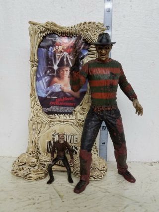 Mcfarlane Movie Maniacs Nightmare On Elm Street Freddy Krueger Figure Loose