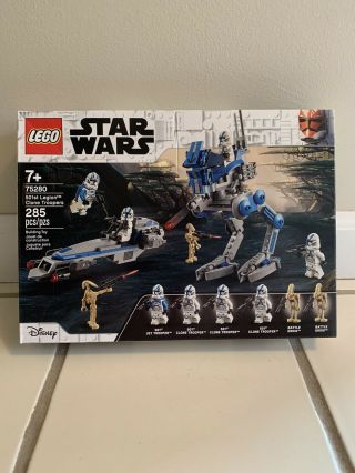 Lego Star Wars 75280 501st Legion Clone Troopers And In Hand