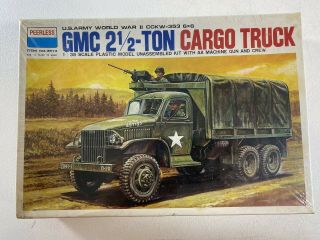 Peerless 1/35 U.  S.  Army Wwii Cckw - 353 6x6 Gmc 2 1/2 Ton Cargo Truck Kit 3514