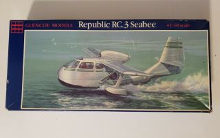 Vintage 1992 Glencoe Models Republic Rc.  3 Seabee Vintage Model Aircraft Unbuilt