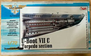 Cmk 1/72 U - Boat Type Viic Torpedo Section For Revell N72002