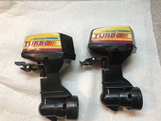 2 Toy Outboard Motors,  Battery Powered Toy Motors.