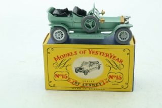 Matchbox Lesney Moy No Y - 15 1930 Rolls Royce - Made In England - Boxed
