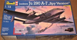 - In - Box Revell Junkers Ju290 A - 7 Spy Version Wwii Airplane 1/72 Model Kit