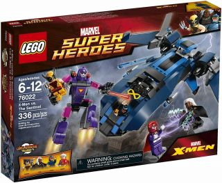 Lego 76022 X - Men Vs.  The Sentinel Complete Ship No Magneto No Wolverine