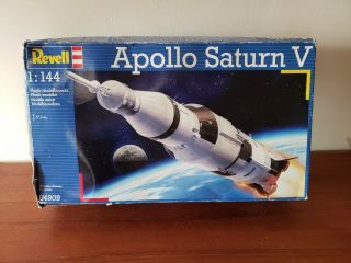 Revell Apollo Saturn V Rocket Model Kit 1:144 04909 - Parts Open Box 2014