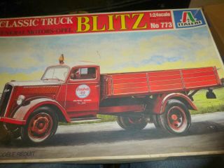 Italeri 773 Fire Opel Blitz Truck Kit 1/24 Model Car Mountain Nib