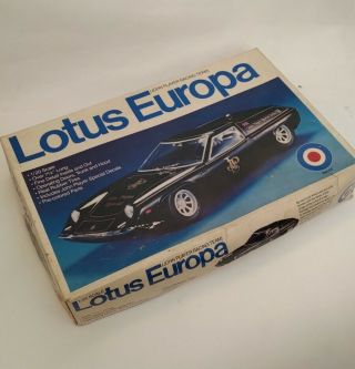 Entex Lotus Europa 1/20th Scale John Player Special Livery Complete