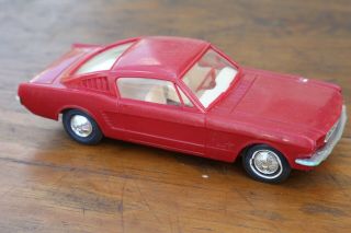 Vintage Ford Mustang Dealer Promo Car Plastic Model 1960s Toy