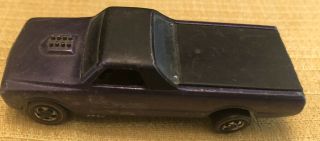 1968 Hot Wheels Redline Custom Fleetside Metallic Purple Color Mattel