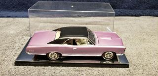 Vintage Mpc 1967 Pontiac Gto 1/25 Scale Pro Build - Up With Case