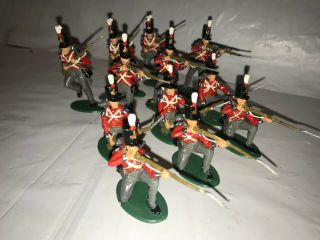 Airfix Napoleonic Wars British Infantry 1/32 (12) Figures Painted